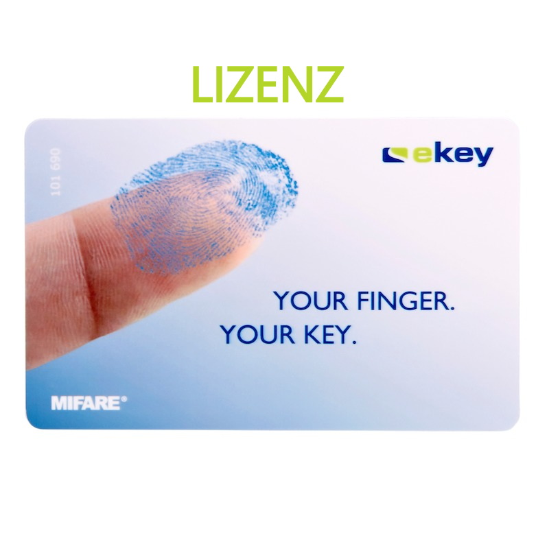 ekey Lizenzen für Zutrittskontrollsysteme