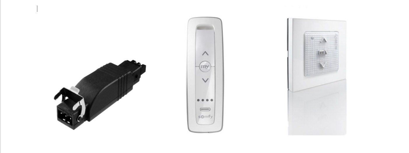 Somfy RTS Funksteuerungen unidirektional für Rollläden, Markisen und Sonnenschutz