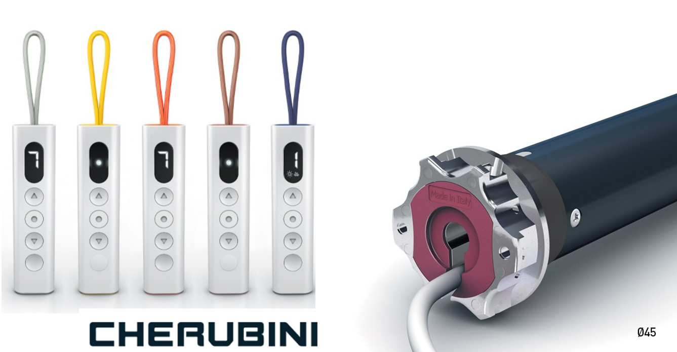 Cherubini RX Funkantriebe für Rollläden und Sonnenschutz