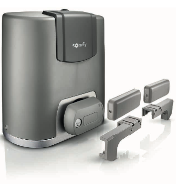Somfy io Einfahrtstore für Sonnenschutz und Gebäudeautomation