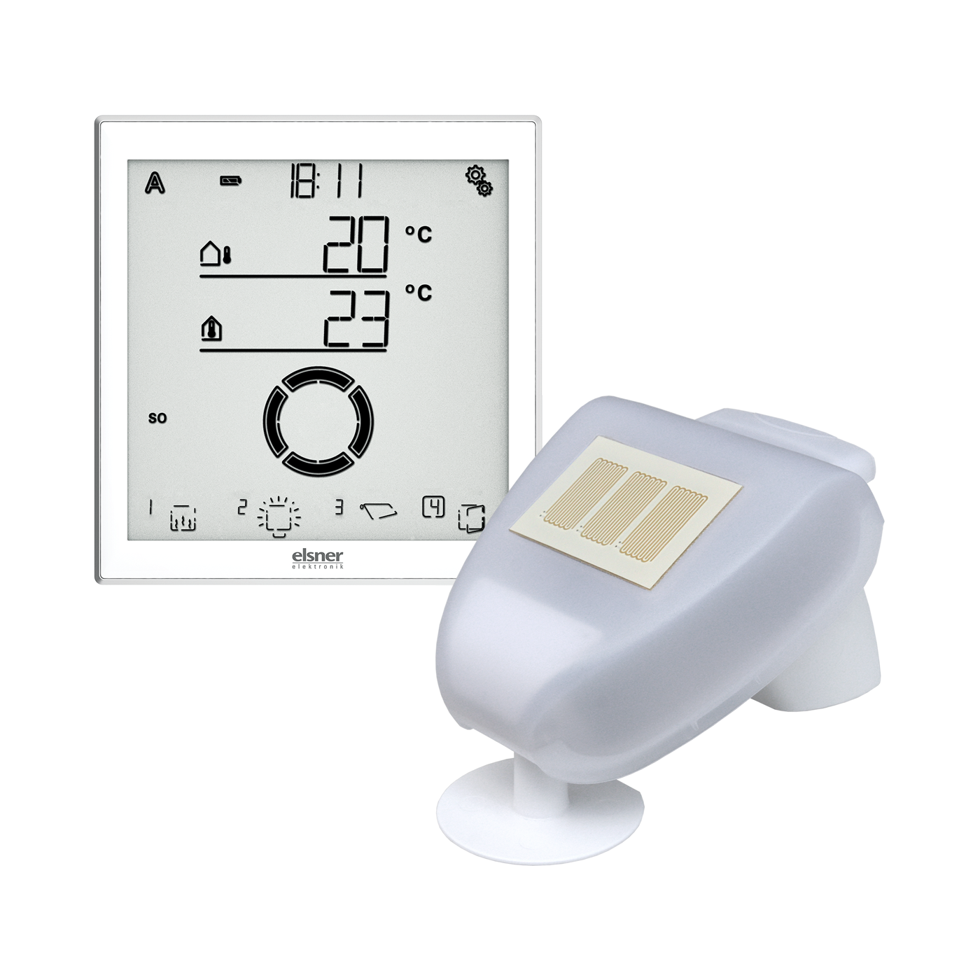 elsner Wetterstationen bedrahtet
