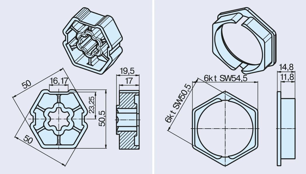 Preview: Becker Adapterset B60 #49303000460 #49300307071