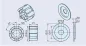 Preview: Becker Adapterset BS für R-Serie #49302002820 #49303002910 #49303002920