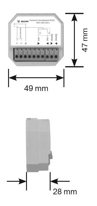 Preview: Becker Centronic VarioControl VC421-II #40340002370