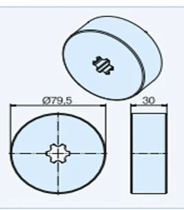 Preview: Becker Mitnehmer aus Aluminium 83x1.5 / 85x2.5 #49313001190