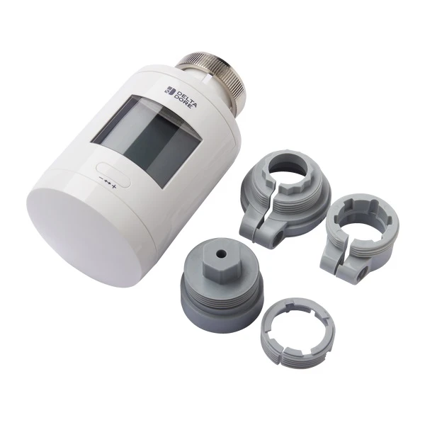 Preview: Delta Dore Smarter Heizkörperthermostat TRV 1.0 mit Adapter #6050649