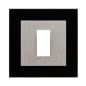 Preview: ekey Rahmen FS UP Glas Schwarz IP44 #101703