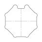 Preview: elero Adapterset Motorkupplungset RevoLine S Profilrohr 8-kant, SW60mm #220050001