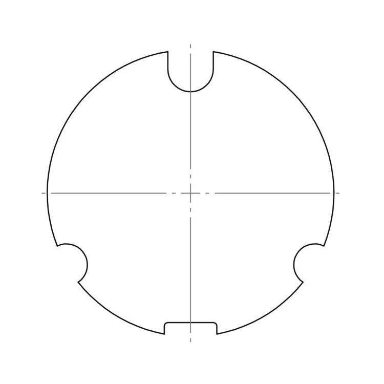 Preview: elero Adapterset Motorkupplungset RevoLine L Nutrohr Ø 85x1,0mm #233780001