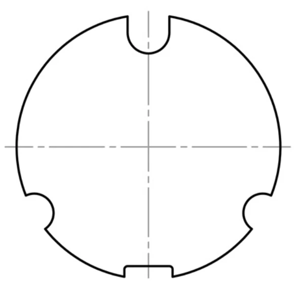 Preview: elero Adapterset Motorkupplungset RevoLine M Nutrohr Ø 85x1,0 mm, leitfähig #220590001