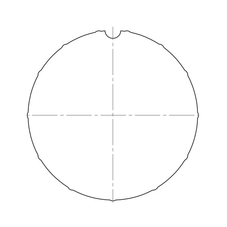 Preview: elero Adapterset Motorkupplungset RevoLine M Rundrohr Ø 102x1,5/2,0mm #230510001