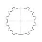 Preview: elero Adapter- und Mitnehmerset RevoLine S für Profilrohr Ø 43 mm Spanien #220830001