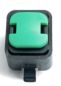Preview: elero Auflaufpilz 18mm grün für JA Comfort Vorderansicht #262008701