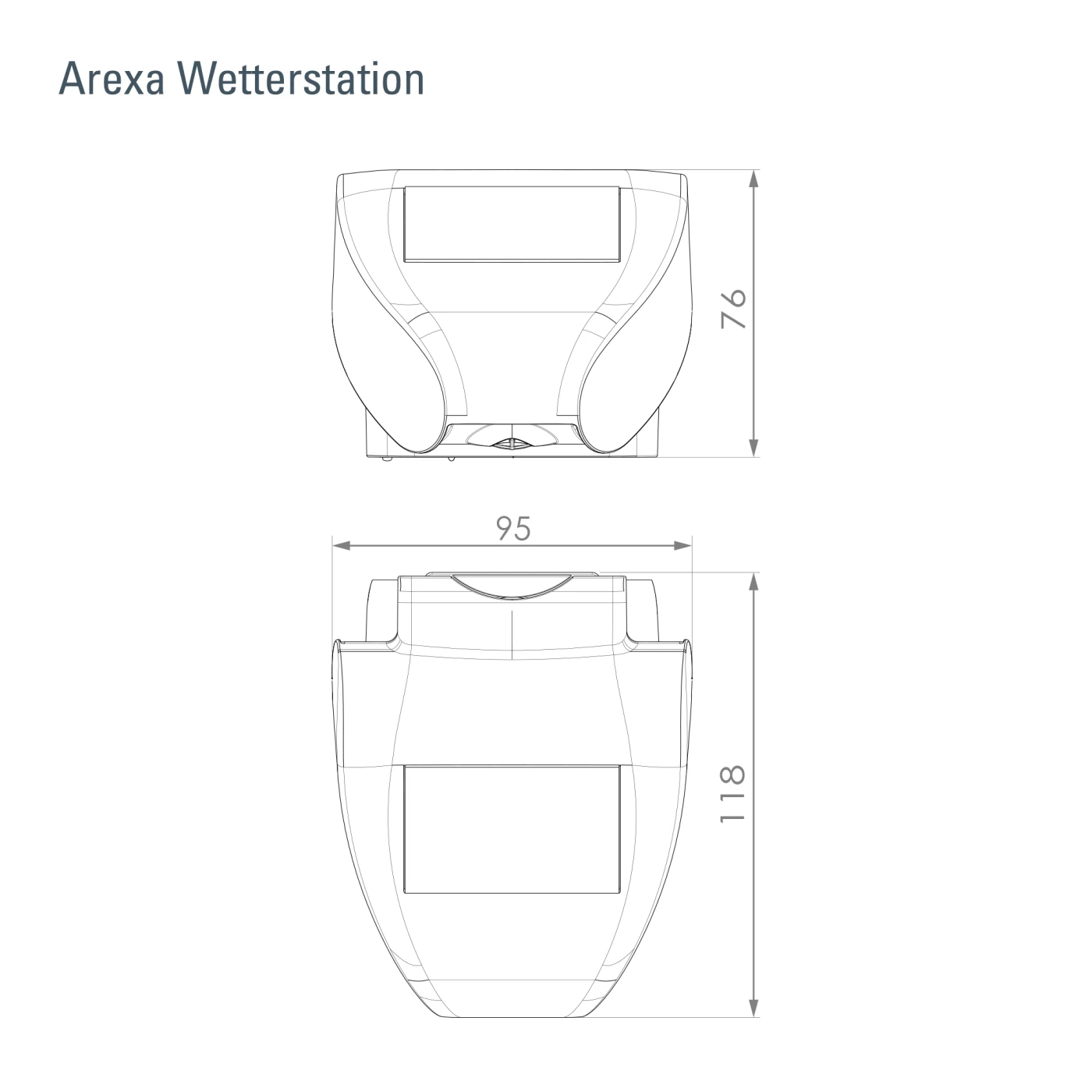 Preview: elsner Arexa 230V Fenstersteuerung #10115