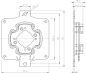 Preview: Rademacher Click-Antriebslager für Stakusit Aufsatzrollladenkästen Typ 4015K-07 #94401507