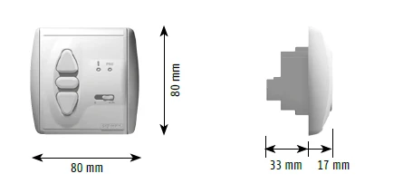 Preview: Somfy Thermis Uno inkl. Temperatursensor #1822042