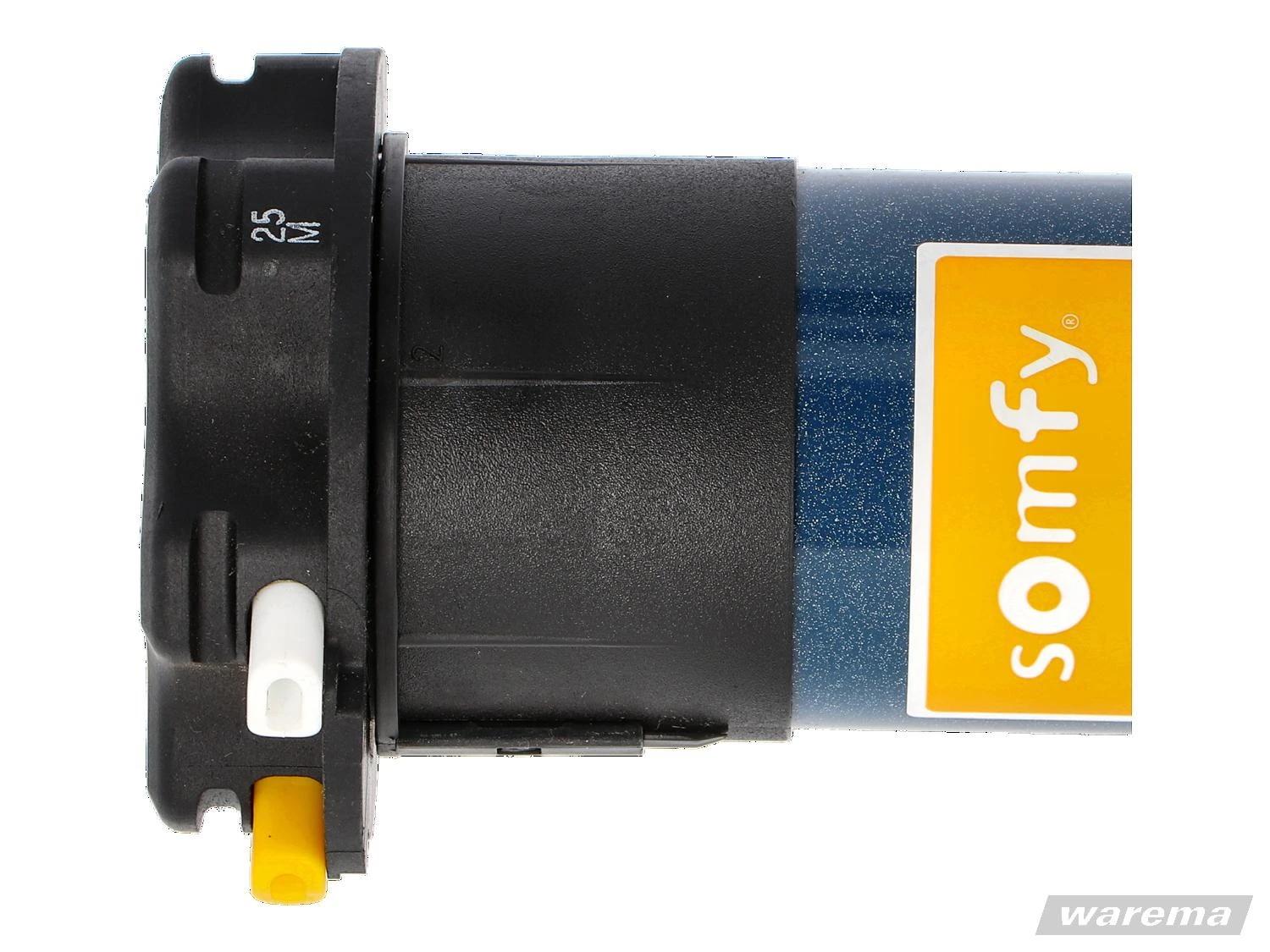 Preview: Somfy LT50 – Nahansicht des Motorkopfs von der Seite; Galerie zu WAREMA Markisenmotor Somfy LT 50 Mariner 40/17