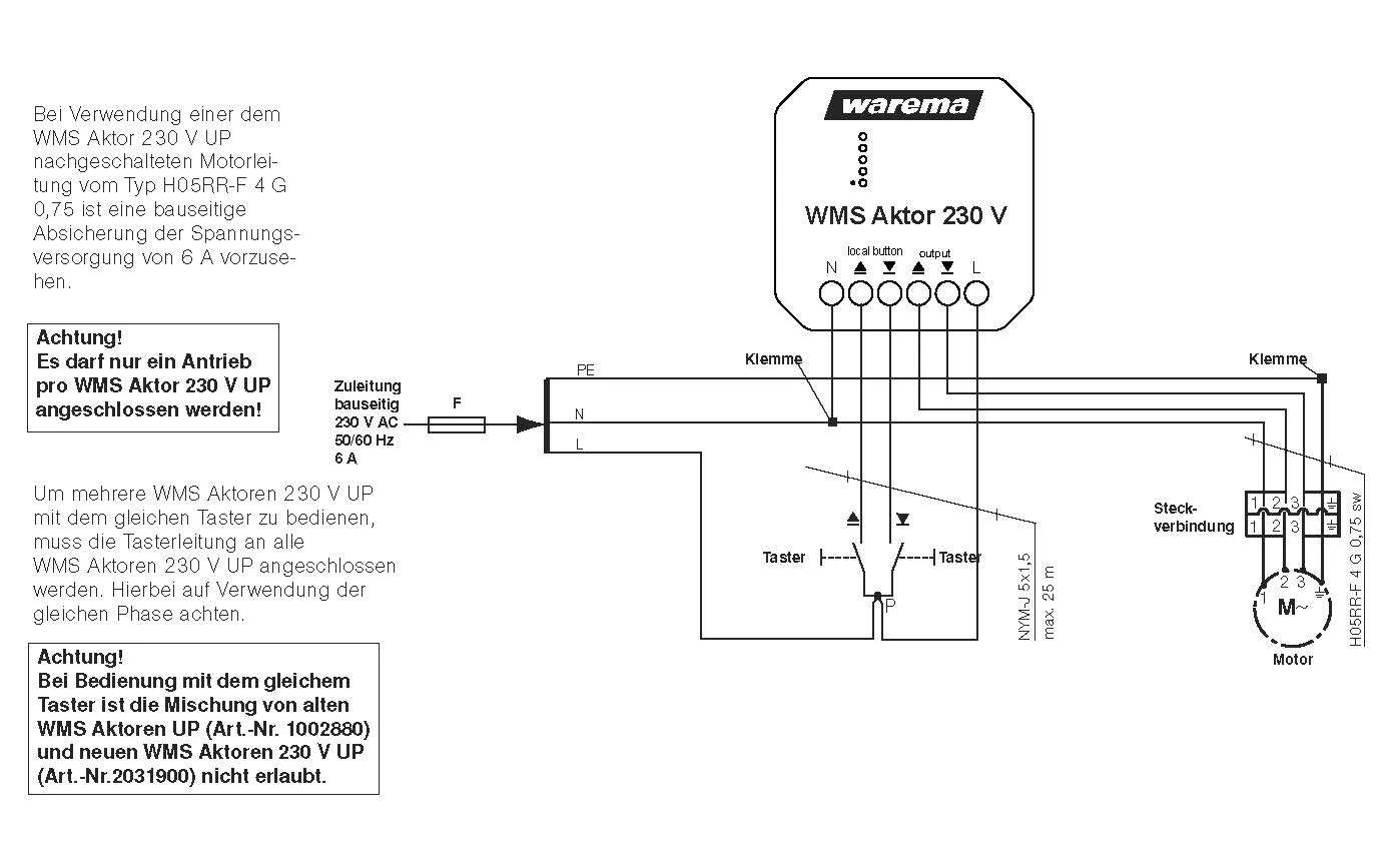 Preview: WAREMA WMS Aktor 230V UP #2031900 (#1002880)