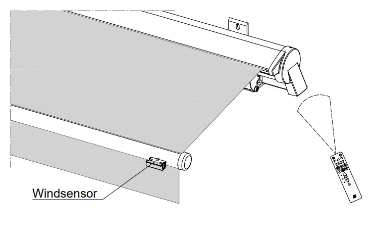Preview: WAREMA WMS Windsensor #1002772