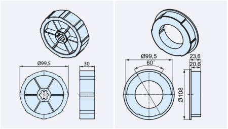 Becker ➤ Adapterset 108x3.6 aus Zink #49313001550 #49313000430✓Online günstig kaufen✅
