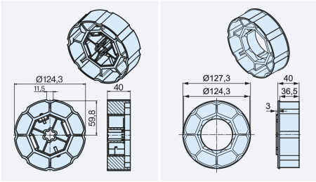 Becker ➤ Adapterset, A128 #49313003020 #49312001040 #49310307074✓ Online günstig kaufen✅