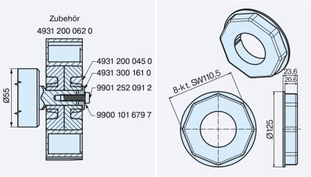 Becker ➤ Adapterset Heroal SW125 #49312000620 #49313000980✓ Online günstig kaufen!✅