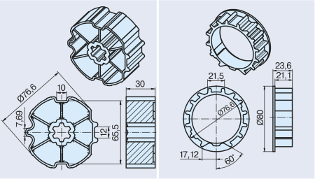 Becker ➤ Adapterset ZF80x1.2 Universal #49313001480 #49313001490✓ Online günstig kaufen!✅