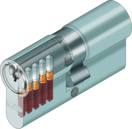 ABUS door cylinder C73N 45/60 double cylinder with emergency and danger function #270010