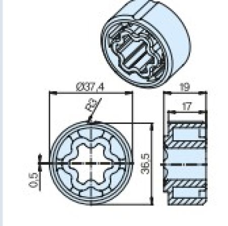 Becker Adapterset 40x1 / 42x2  #49303000860 #49303000870