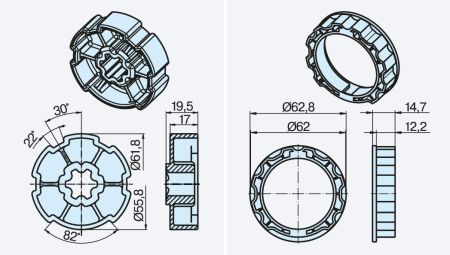 Becker Adapterset E65 #49303000470 #49300407072