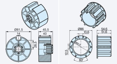 Becker ➤Adapterset O-D85N für Hinderniserkennung #49302002710 #49313002270 #49303006280✓Online günstig kaufen✅