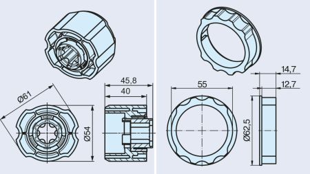 Becker ➤ Adapterset O-HM65 für Hinderniserkennung #49302002450 #49300807070✓ Online günstig kaufen✅