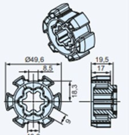 Becker Mitnehmer HD50 #49303005930
