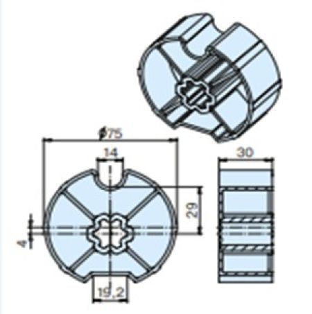 Becker ➤ Mitnehmer aus Zink DW78N 4mm Mittenversatz #49313000860✓ Online günstig kaufen✅