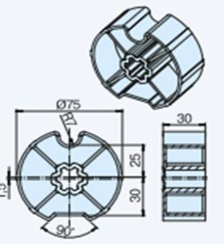 Becker ➤ Mitnehmer aus Zink DW78N Mittenversatz #49313003650✓ Online günstig kaufen✅