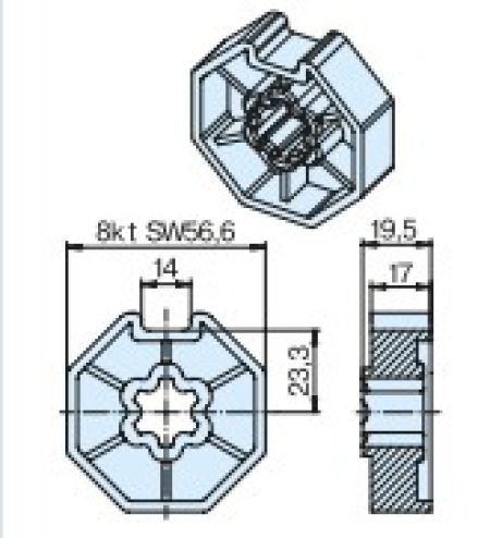Becker Mitnehmer S60 #49303000410