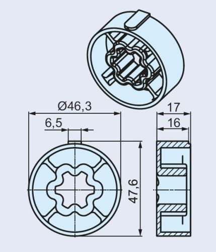 Becker ➤ Mitnehmer Siral 50x1,5 #49303000500✓ Online günstig kaufen✅