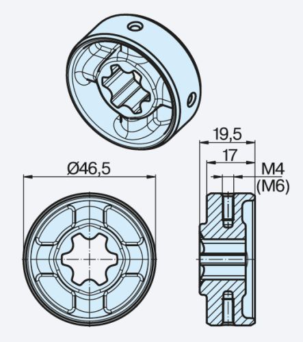 Becker ➤ Mitnehmer WAREMA Ø 50x1,5 M4 #49303004200✓ Online günstig kaufen✅