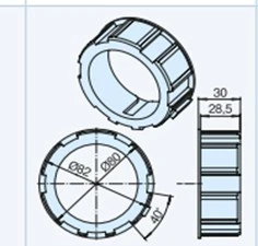 Becker Ring 83x1.5/85x2.5 #49313001250