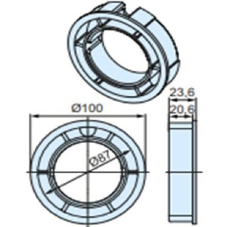 Becker ➤ Ring DW100 sensible Hinterniserkennung #49313003360✓ Online günstig kaufen✅