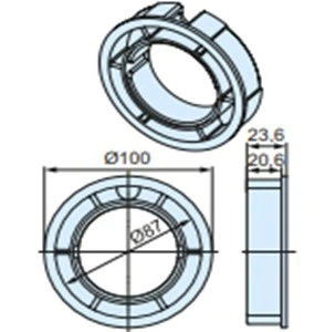 Becker Ring DW100 für sensible Hinterniserkennung #49313003360