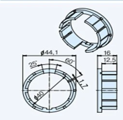 Becker Ring M40 Crown Wheel 43mm #49303004090