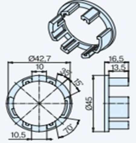 Becker Ring ZF45x0.5 #49303001360