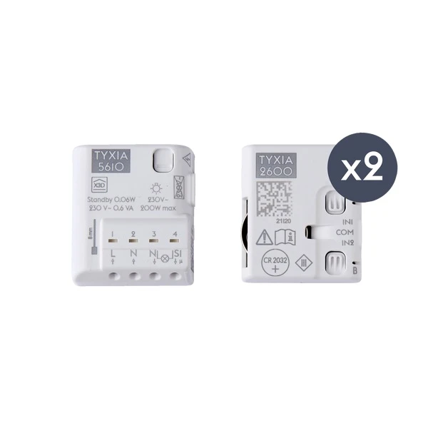 Delta Dore PACK TYXIA 511, Produktset Funk-Wechselschaltung ohne Nullleiter #6351408