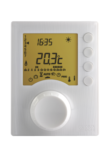 Delta Dore TYBOX 417 programmierbares Thermostat 2A Heizen/Kühlen #6053026