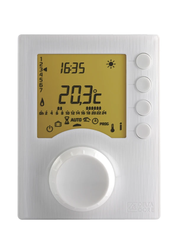 Delta Dore TYBOX 417 programmierbares Thermostat 2A Heizen/Kühlen #6053026