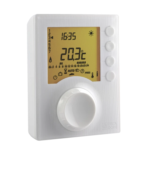 Delta Dore TYBOX 417 programmierbares Thermostat 2A Heizen/Kühlen #6053026