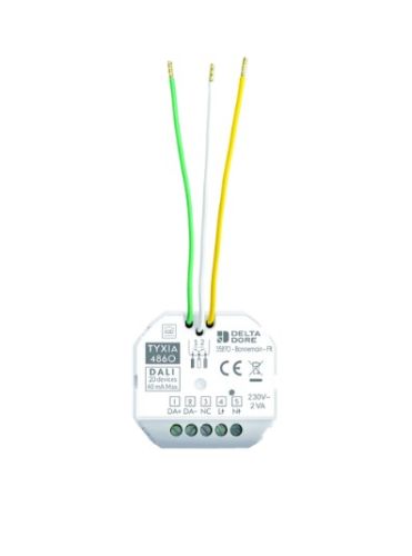 Delta Dore TYXIA 4860 Funk-Empfänger Dimmen DALI-Beleuchtung #6351418