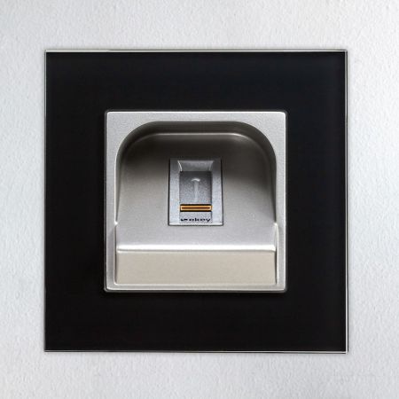 ekey Montagerahmen FS UP GL SC Glas Schwarz #101780