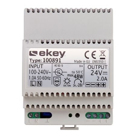 ekey NT REG 230 VAC/24 VDC/2 A Netzteil REG 4 TE #100891